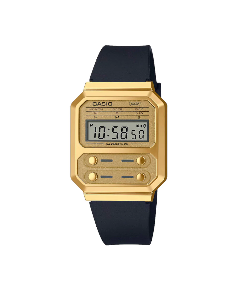 RELOJ CASIO VINTAGE A100WEFG-9ADF -DORADO