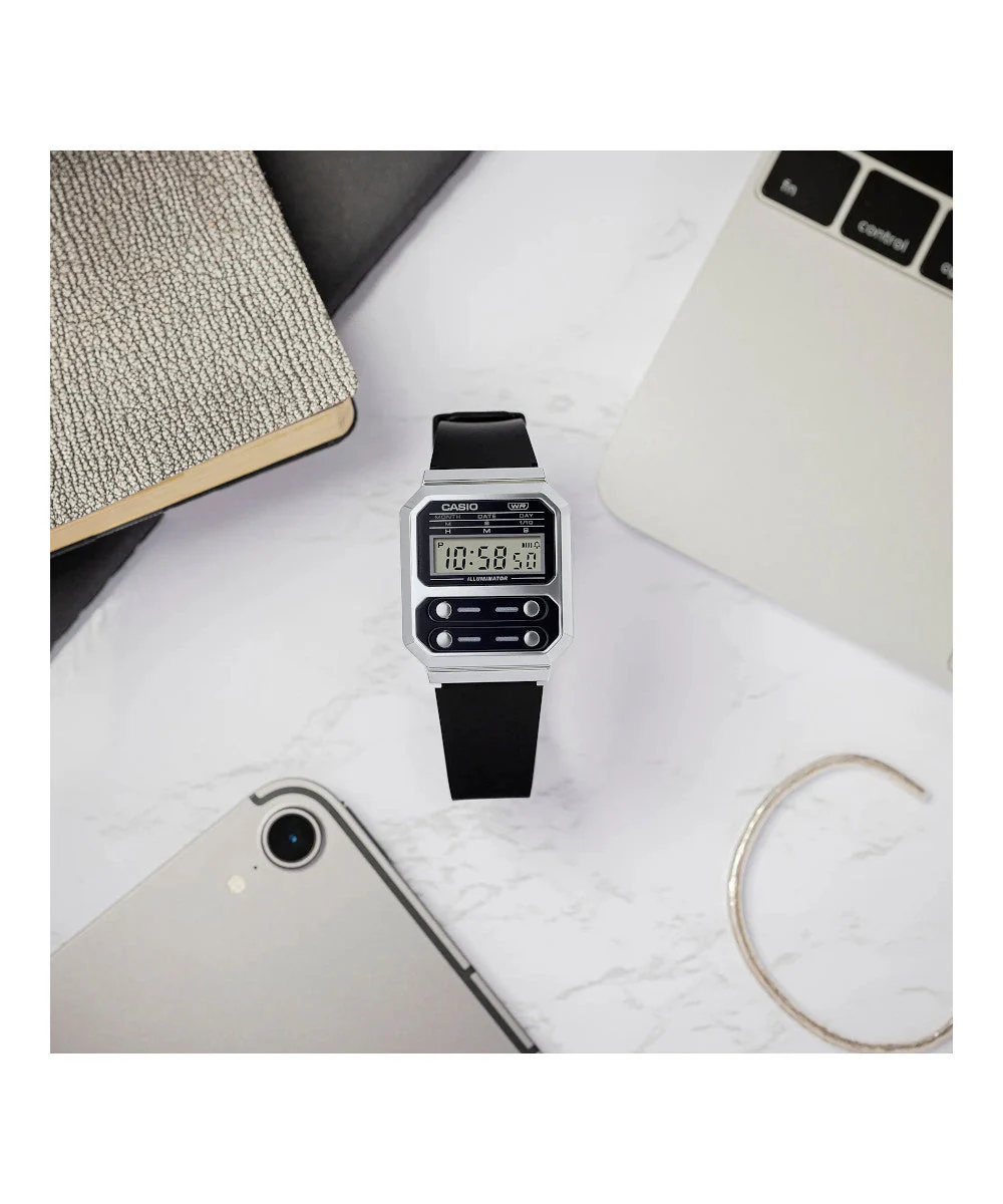 RELOJ CASIO VINTAGE A100WEL-1ADF -NEGRO - Image 2