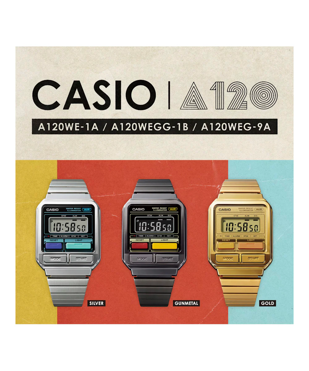 RELOJ CASIO VINTAGE A120WE-1ADF -NEGRO - Image 4