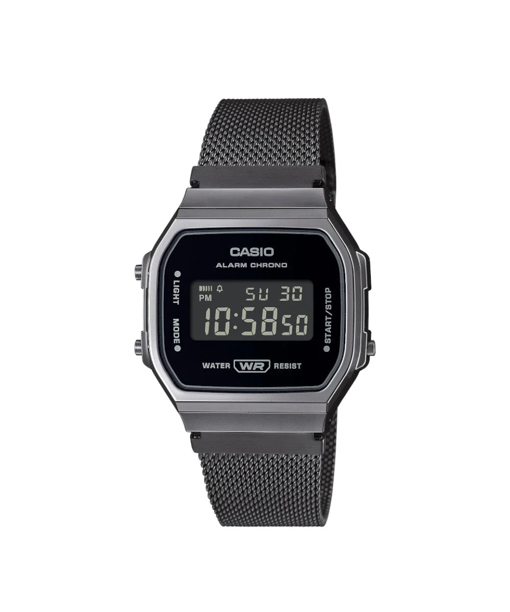 RELOJ CASIO VINTAGE A168WEMB-1BDF -NEGRO