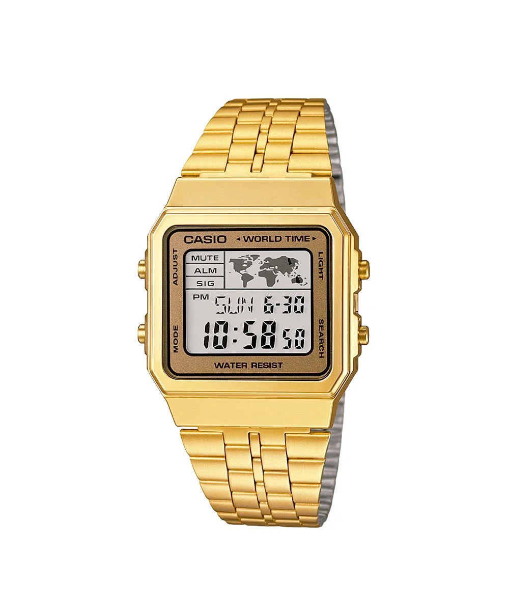 RELOJ CASIO VINTAGE A500WGA-9DF -DORADO
