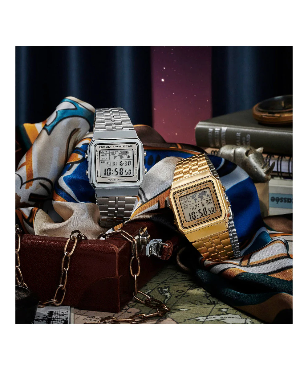 RELOJ CASIO VINTAGE A500WGA-9DF -DORADO - Image 2