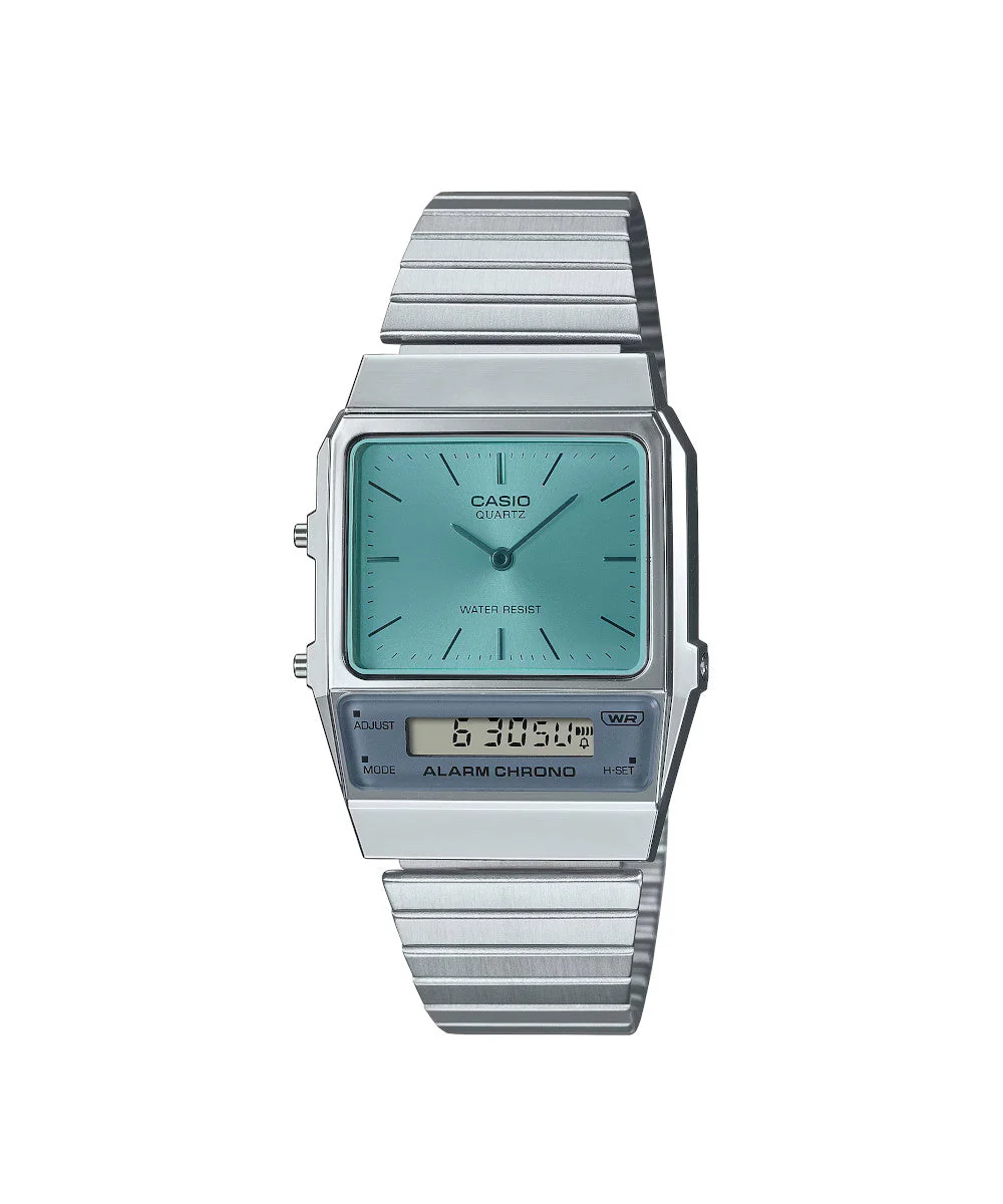 RELOJ CASIO VINTAGE AQ-800EC-2ADF -AZUL