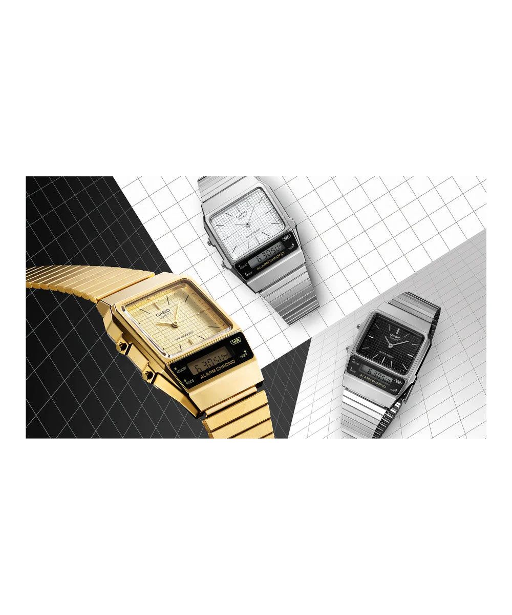 RELOJ CASIO VINTAGE AQ-800EG-9ADF -DORADO - Image 4