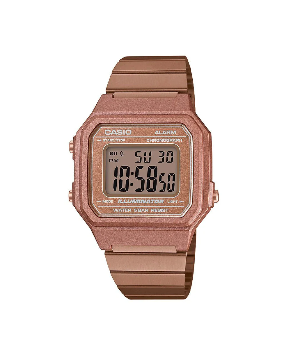 RELOJ CASIO VINTAGE B650WC-5ADF -ROSADO