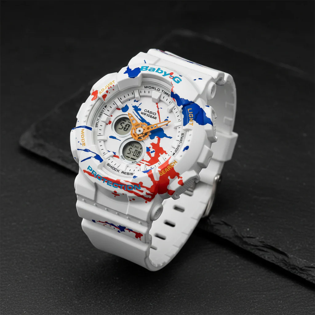 RELOJ PARA MUJER CASIO BABY-G BA-120SPL-7ADR - BLANCO - Image 3