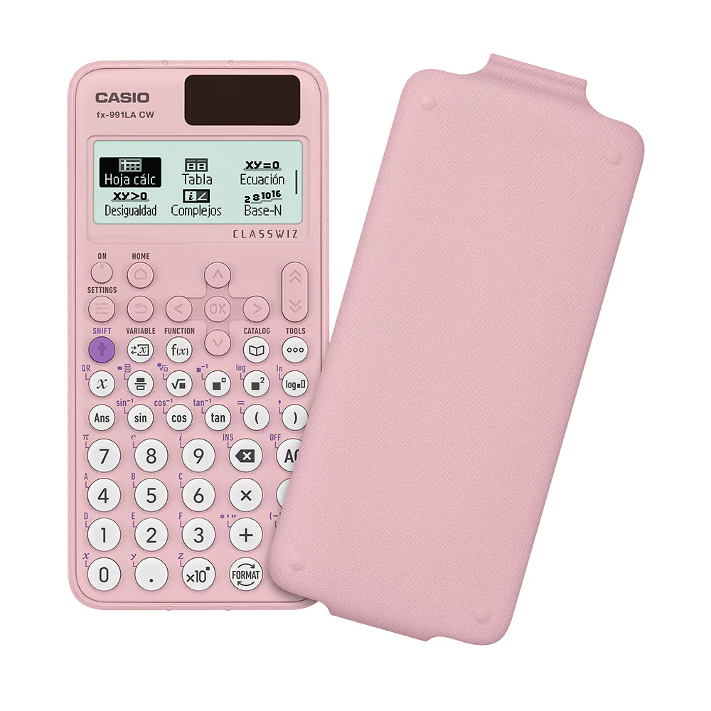 CALCULADORA CASIO ESCUELA Y UNIVERSIDAD FX-991LACW-PK-W-DT -ROSADA - Image 2