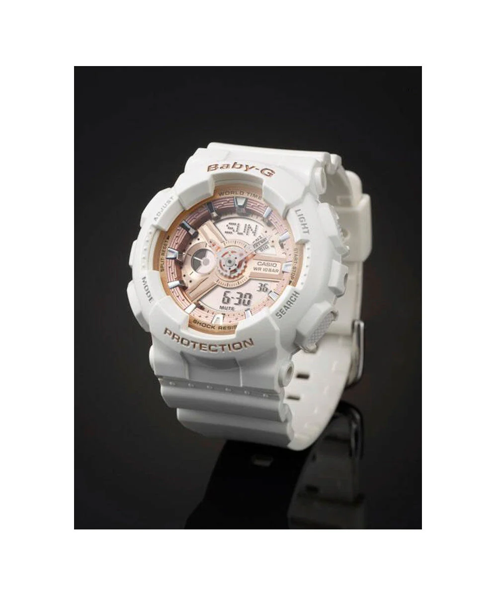 RELOJ PARA MUJER CASIO BABY-G BA-110-7A1DR -BLANCO - Image 3