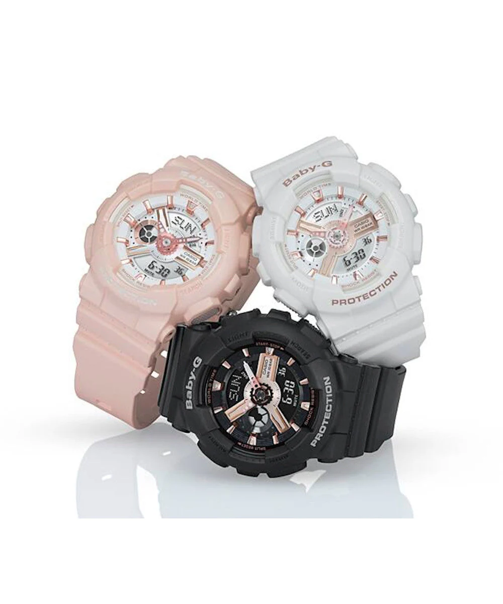 RELOJ PARA MUJER CASIO BABY-G BA-110RG-4ADR -ROSADO - Image 6