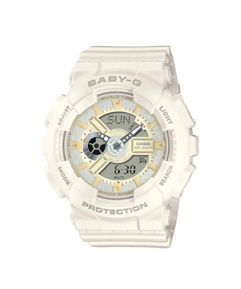 RELOJ PARA MUJER CASIO BABY-G BA-110XSW-7ADR -BLANCO