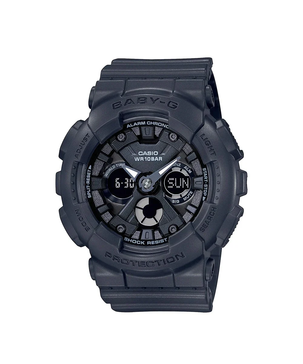 RELOJ PARA MUJER CASIO BABY-G BA-130-1ADR -NEGRO