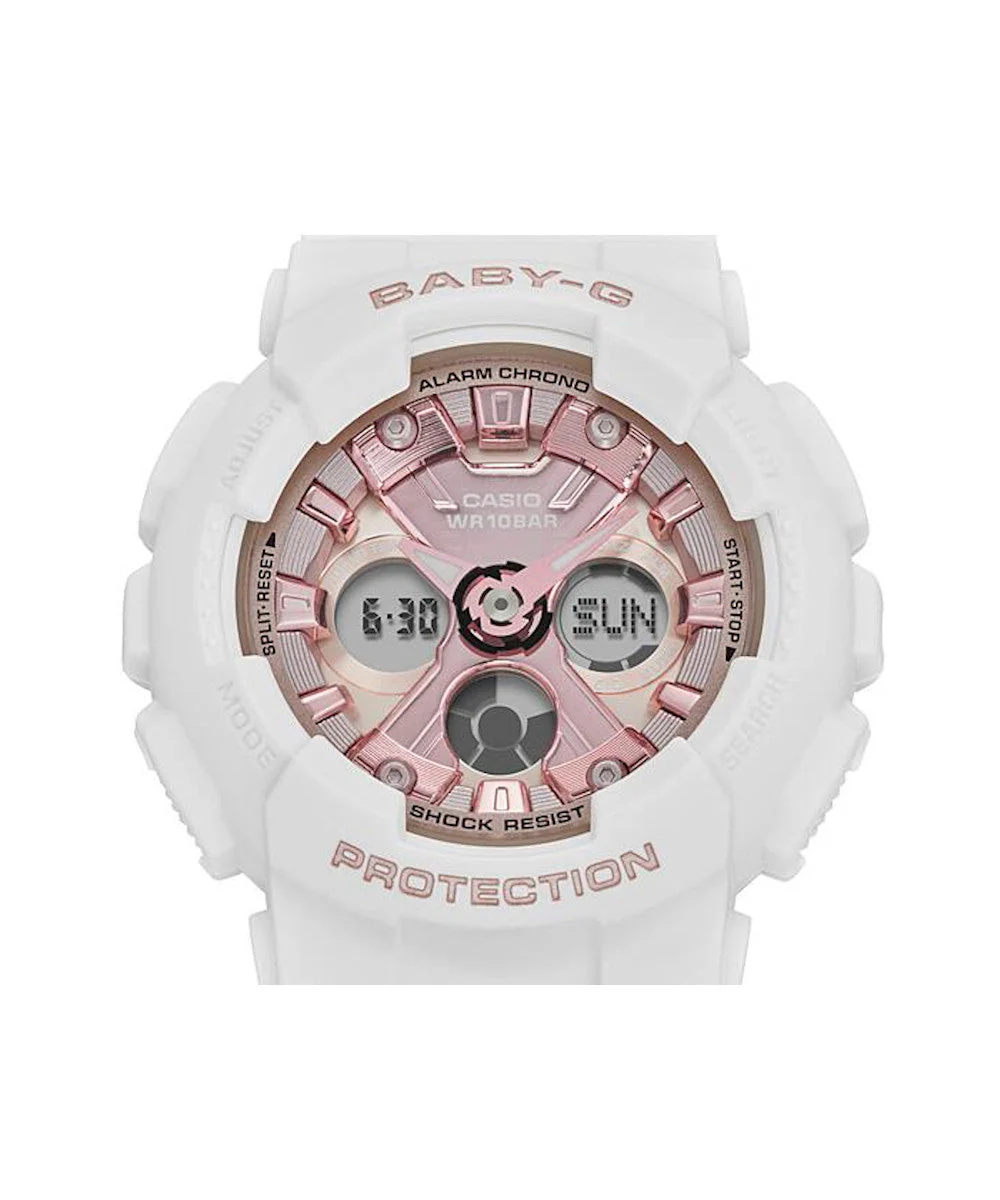 RELOJ PARA MUJER CASIO BABY-G BA-130-7A1DR -BLANCO - Image 4
