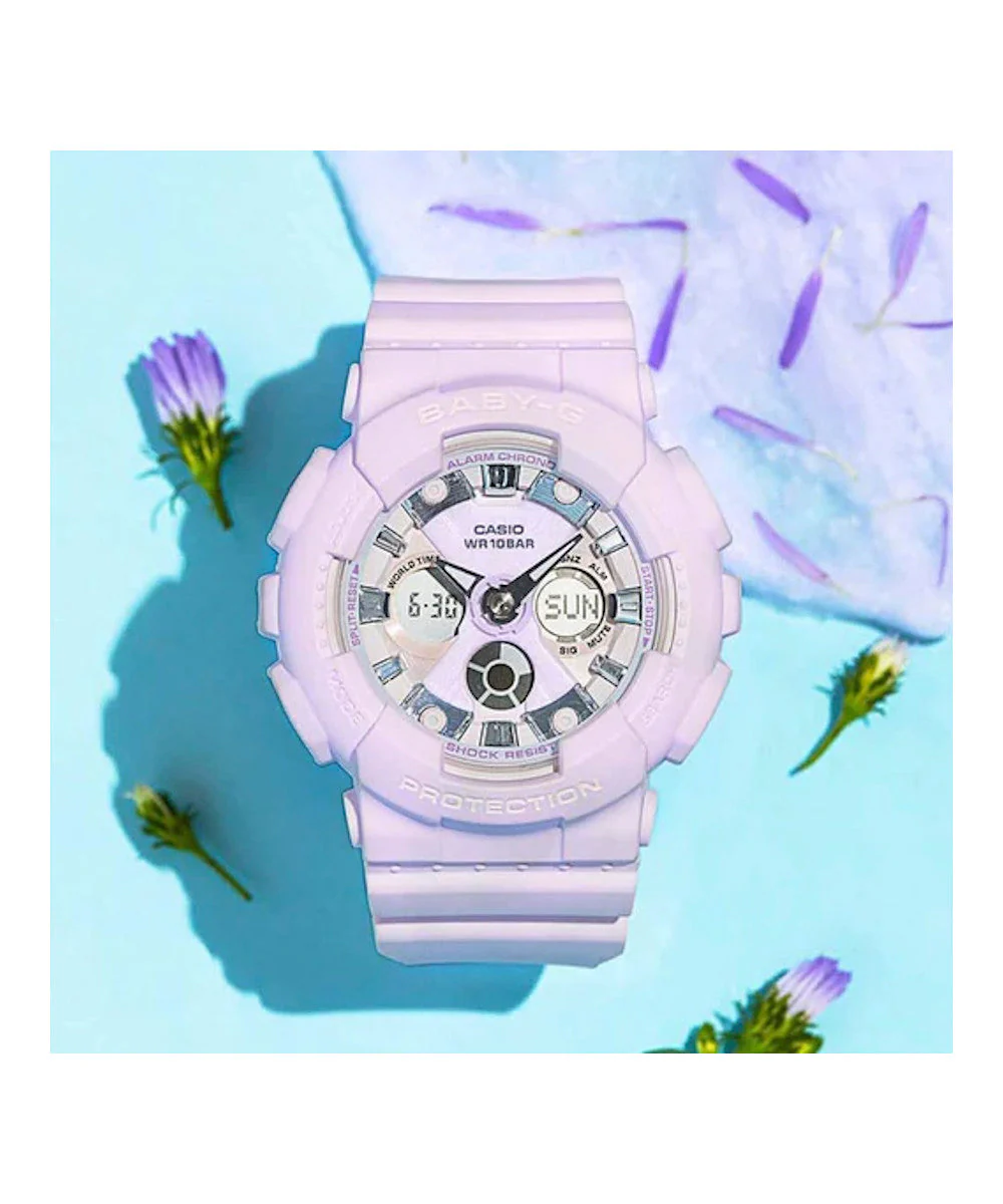 RELOJ PARA MUJER CASIO BABY-G BA-130WP-6ADR -MORADO - Image 3