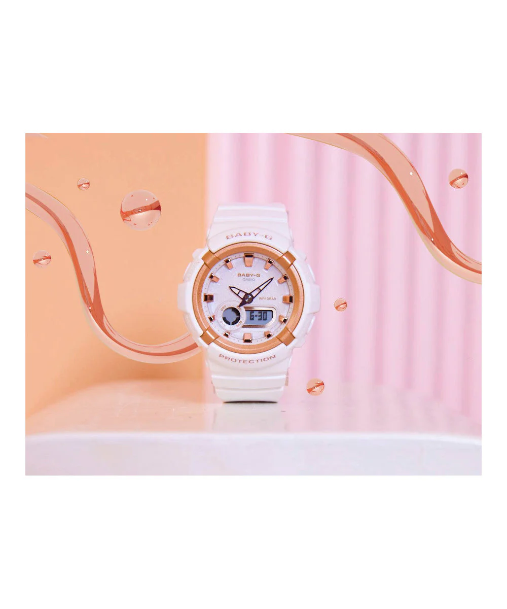 RELOJ PARA MUJER CASIO BABY-G BGA-280BA-7ADR -BLANCO - Image 5