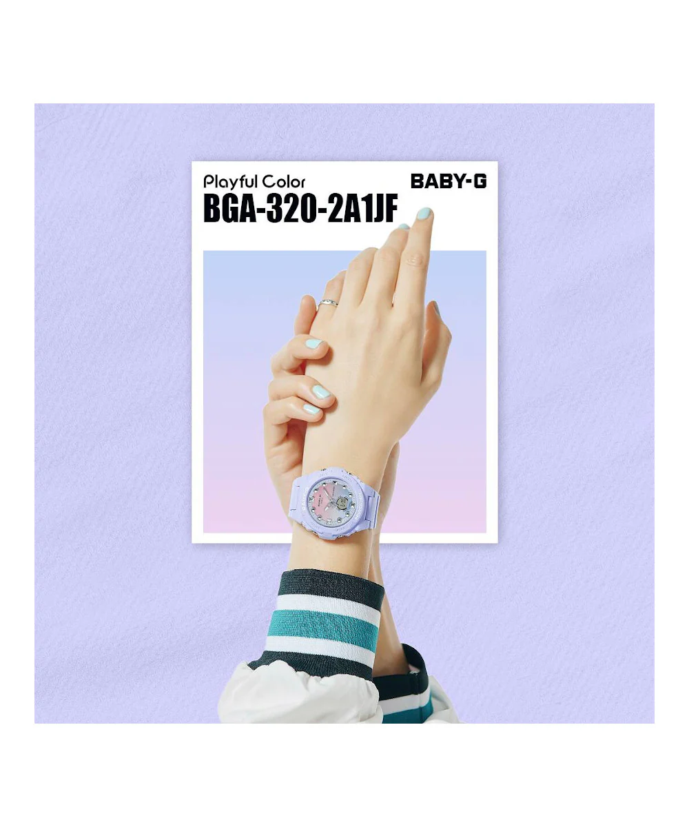 RELOJ PARA MUJER CASIO BABY-G BGA-320-2A1DR -AZUL - Image 3
