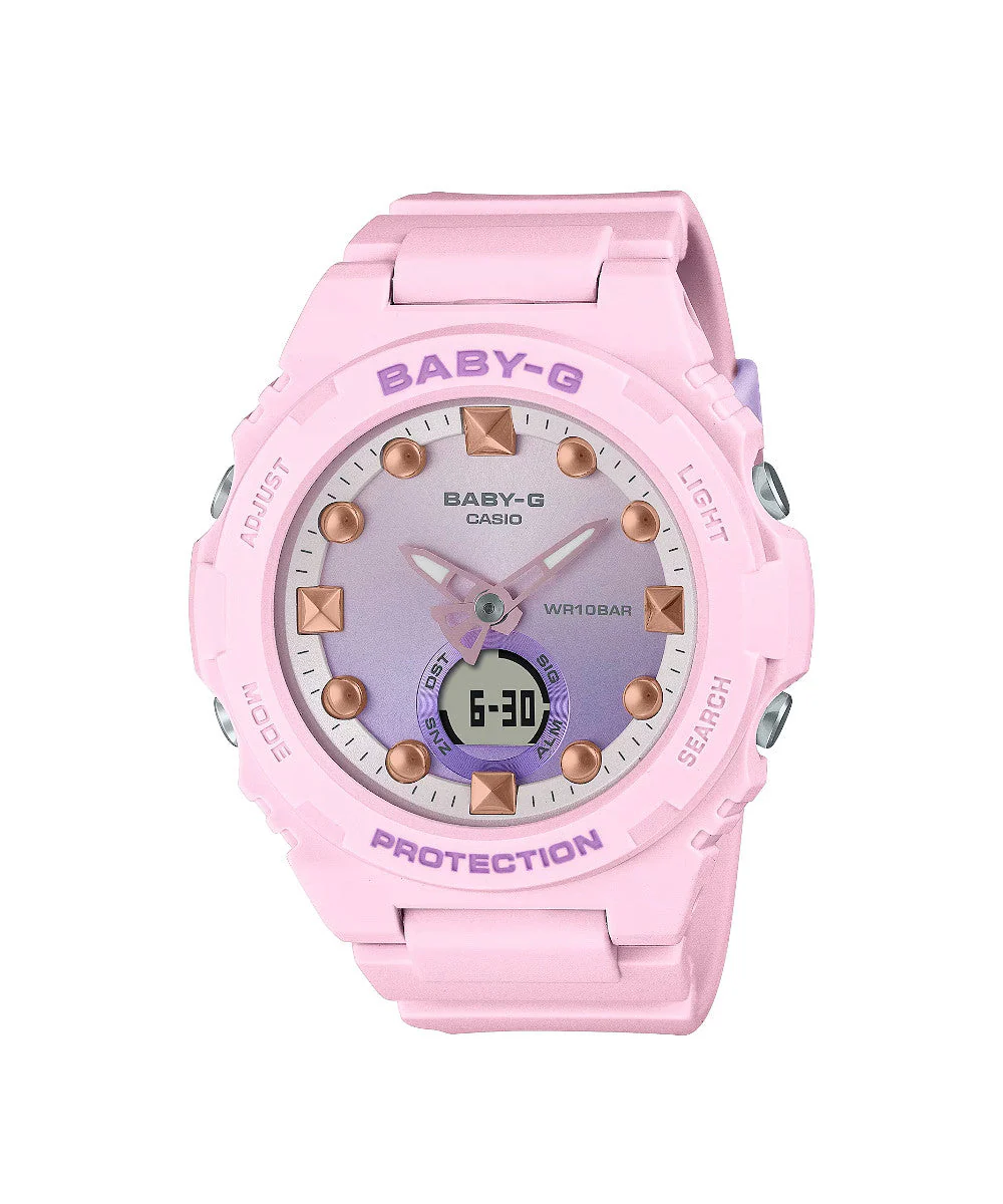 RELOJ PARA MUJER CASIO BABY-G BGA-320-4ADR -ROSADO