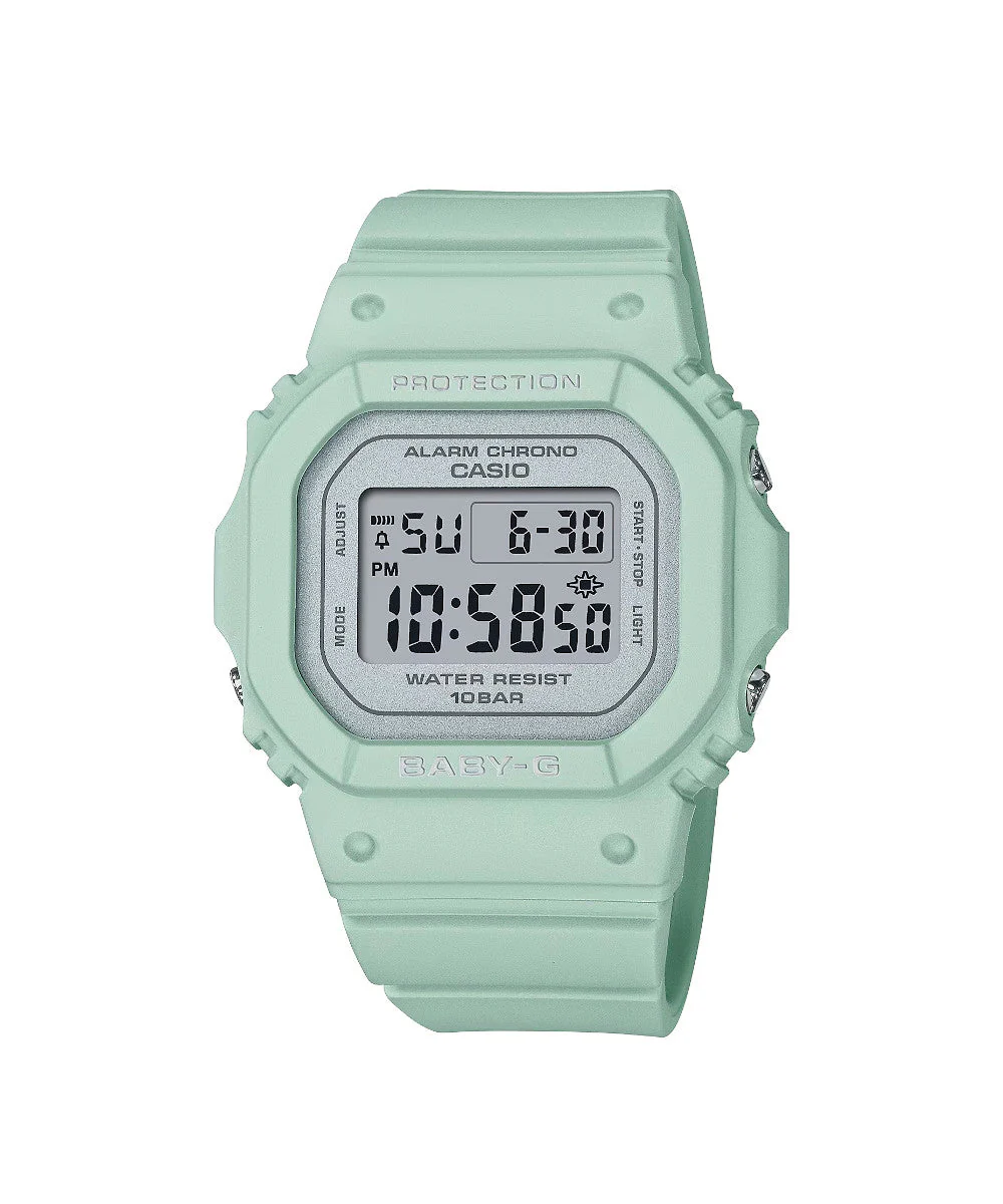 RELOJ PARA MUJER CASIO BABY-G BGD-565SC-3DR -VERDE