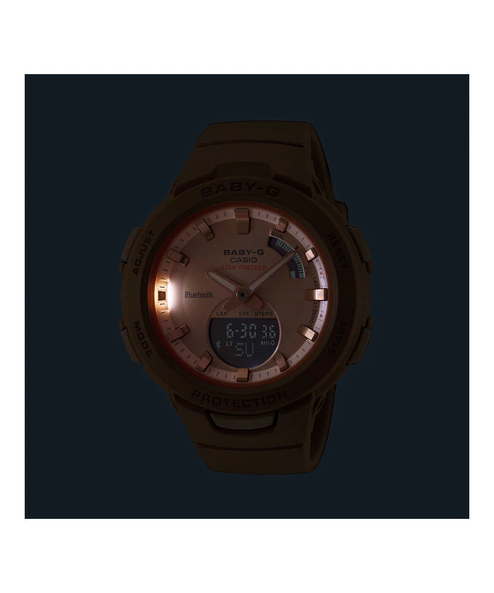 RELOJ PARA MUJER CASIO BABY-G BSA-B100CS-7ADR -BLANCO - Image 3