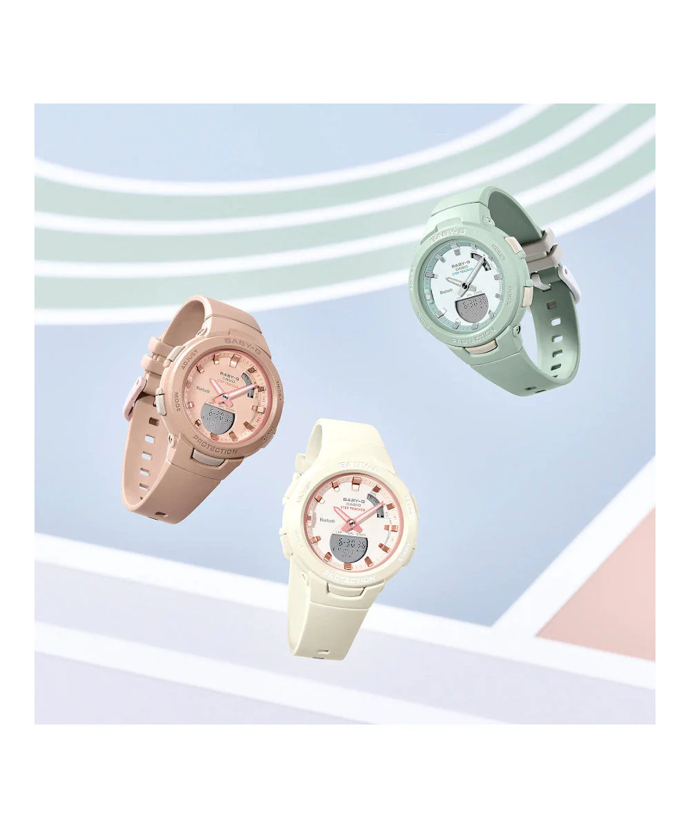 RELOJ PARA MUJER CASIO BABY-G BSA-B100CS-7ADR -BLANCO - Image 4