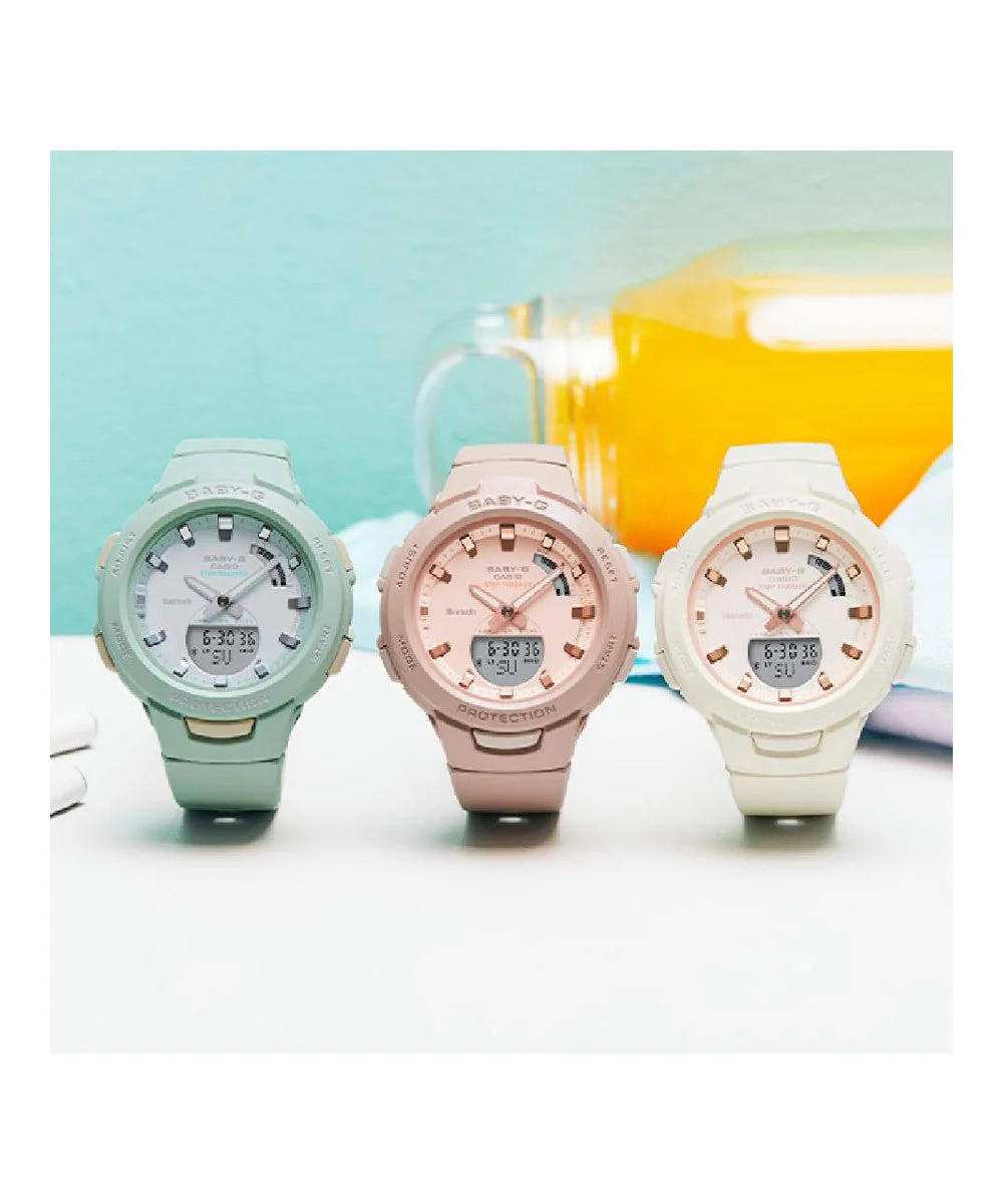 RELOJ PARA MUJER CASIO BABY-G BSA-B100CS-7ADR -BLANCO - Image 5