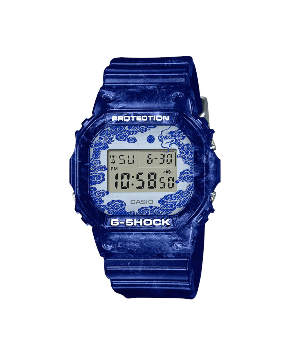 RELOJ CASIO G-SHOCK DW-5600BWP-2DR- AZUL