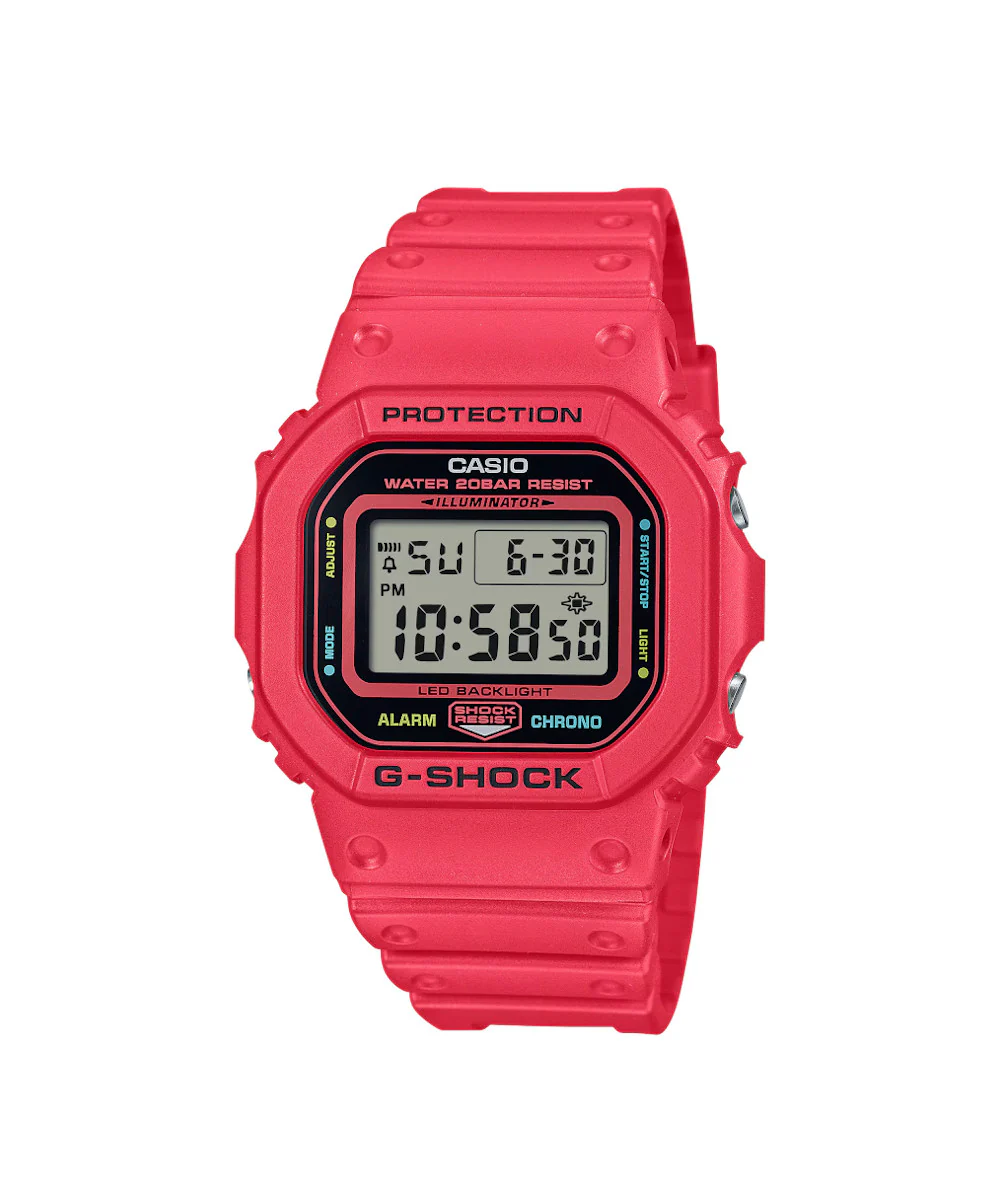 RELOJ CASIO G-SHOCK DW-5600EP-4DR- ROJO