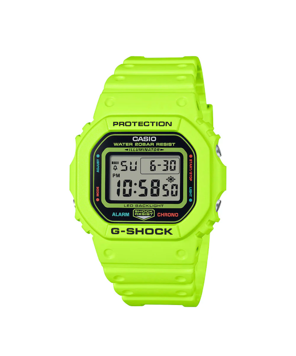 RELOJ CASIO G-SHOCK DW-5600EP-9DR- AMARILLO