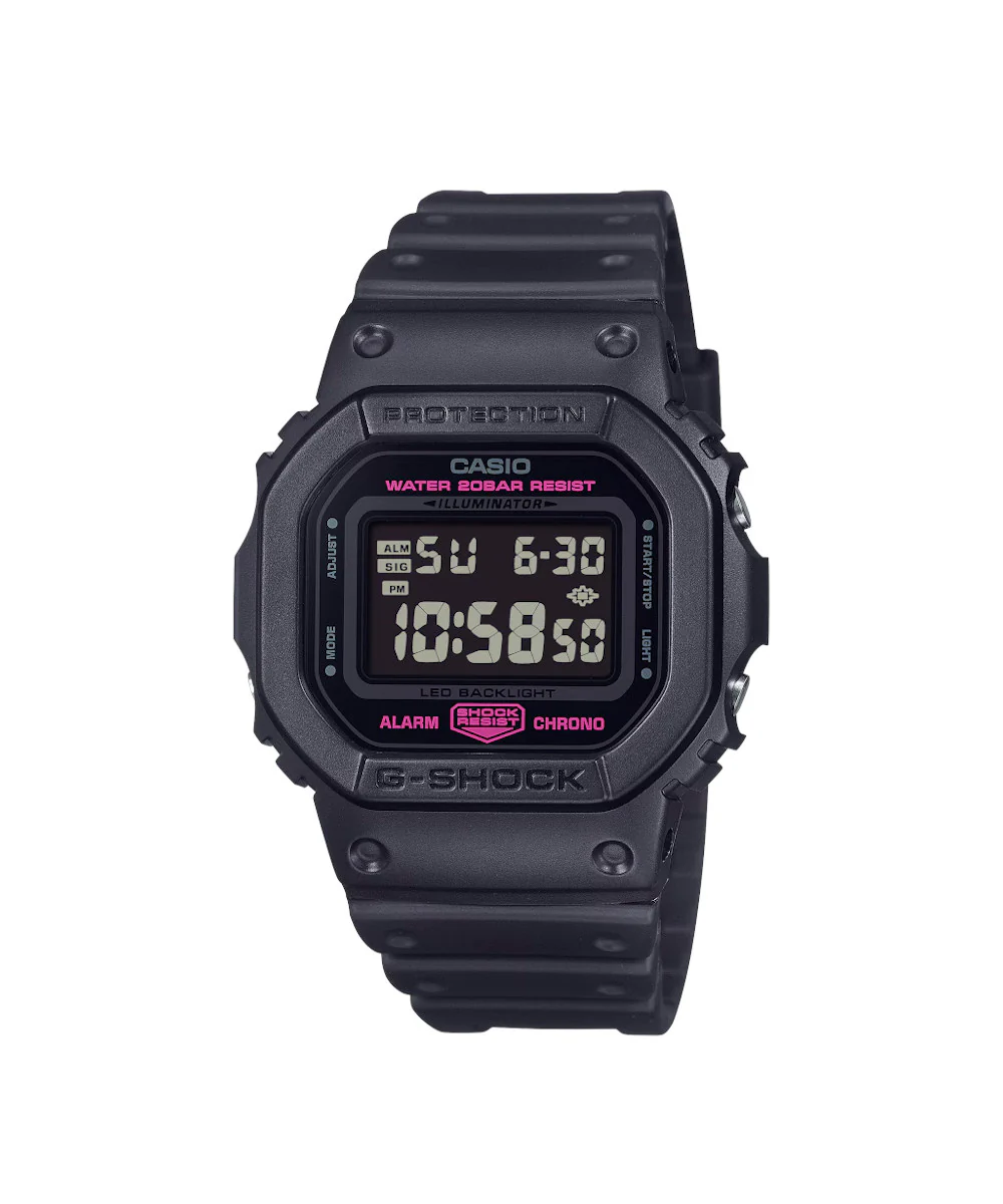 RELOJ CASIO G-SHOCK DW-5600PK-1DR- NEGRO