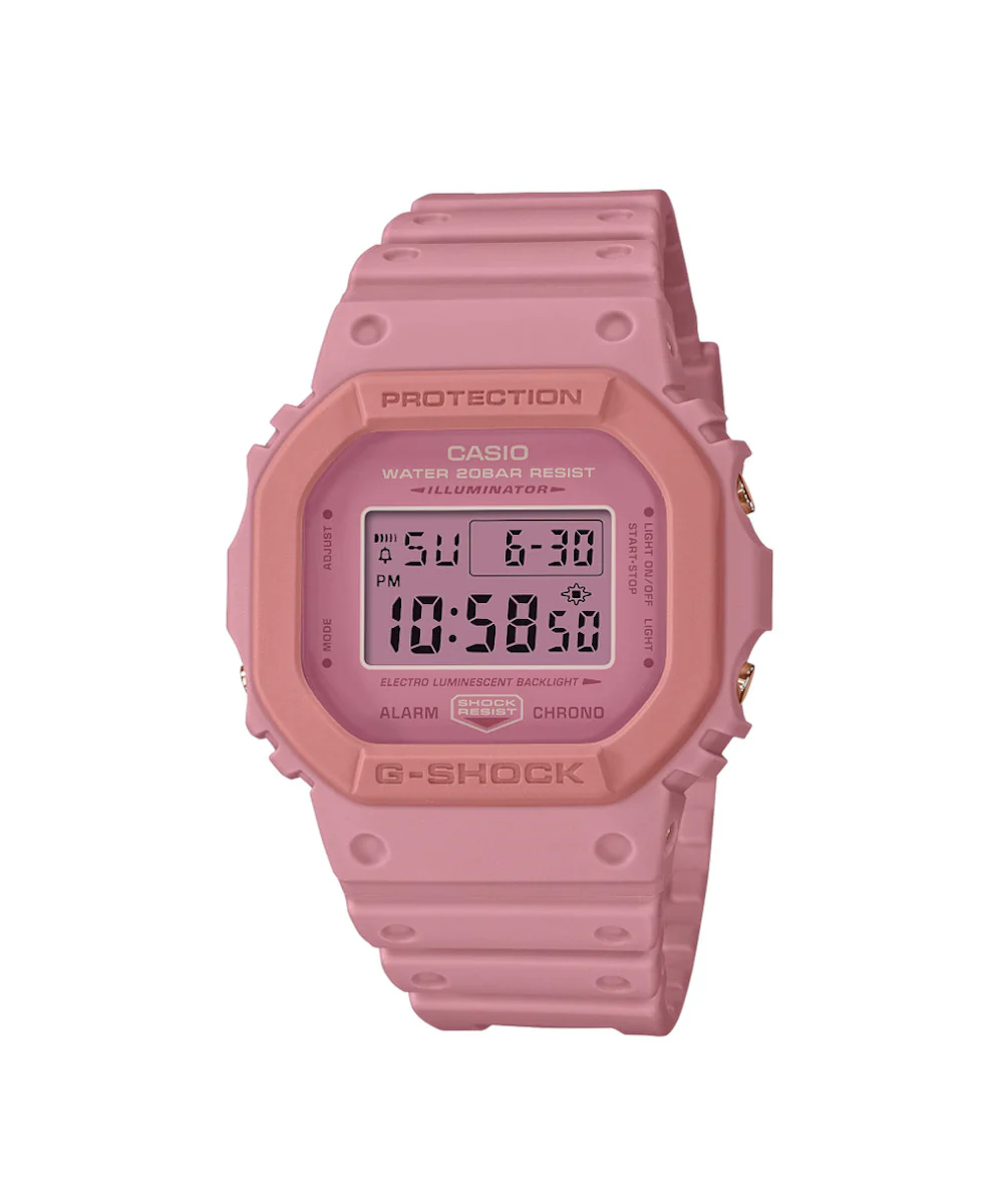 RELOJ CASIO G-SHOCK DW-5610SL-4A4DR- ROSADO