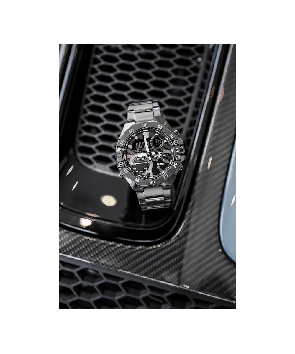RELOJ PARA HOMBRE CASIO EDIFICE ECB-10DC-1BDF -GRIS - Image 3