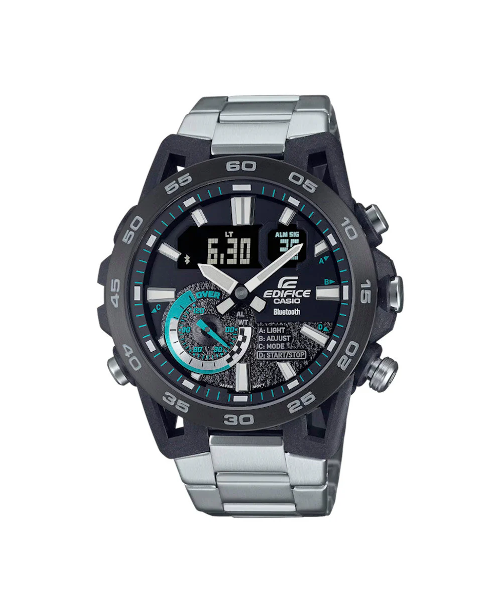 RELOJ PARA HOMBRE CASIO EDIFICE ECB-40DB-1ADF -NEGRO