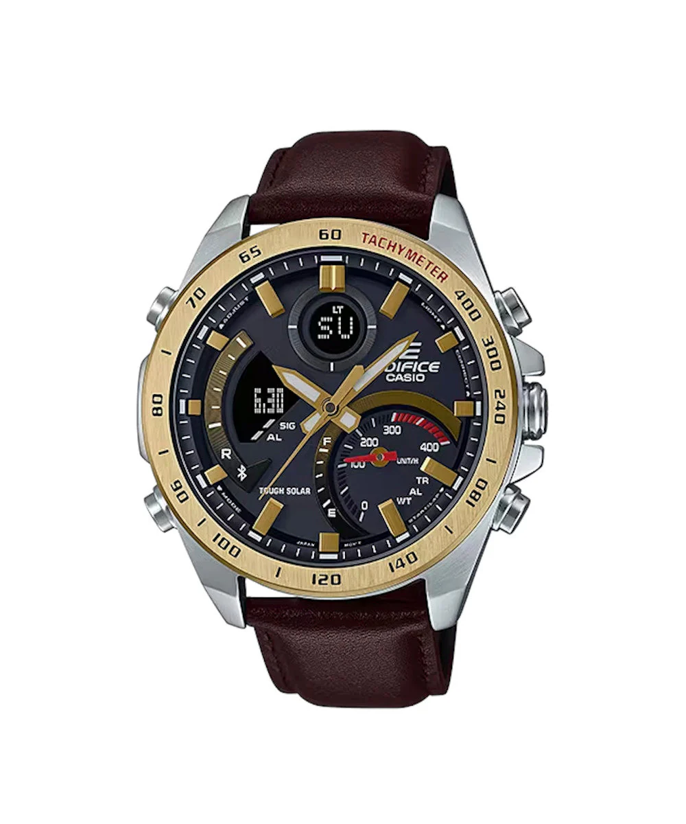 RELOJ PARA HOMBRE CASIO EDIFICE ECB-900GL-1ADR -CAFÉ