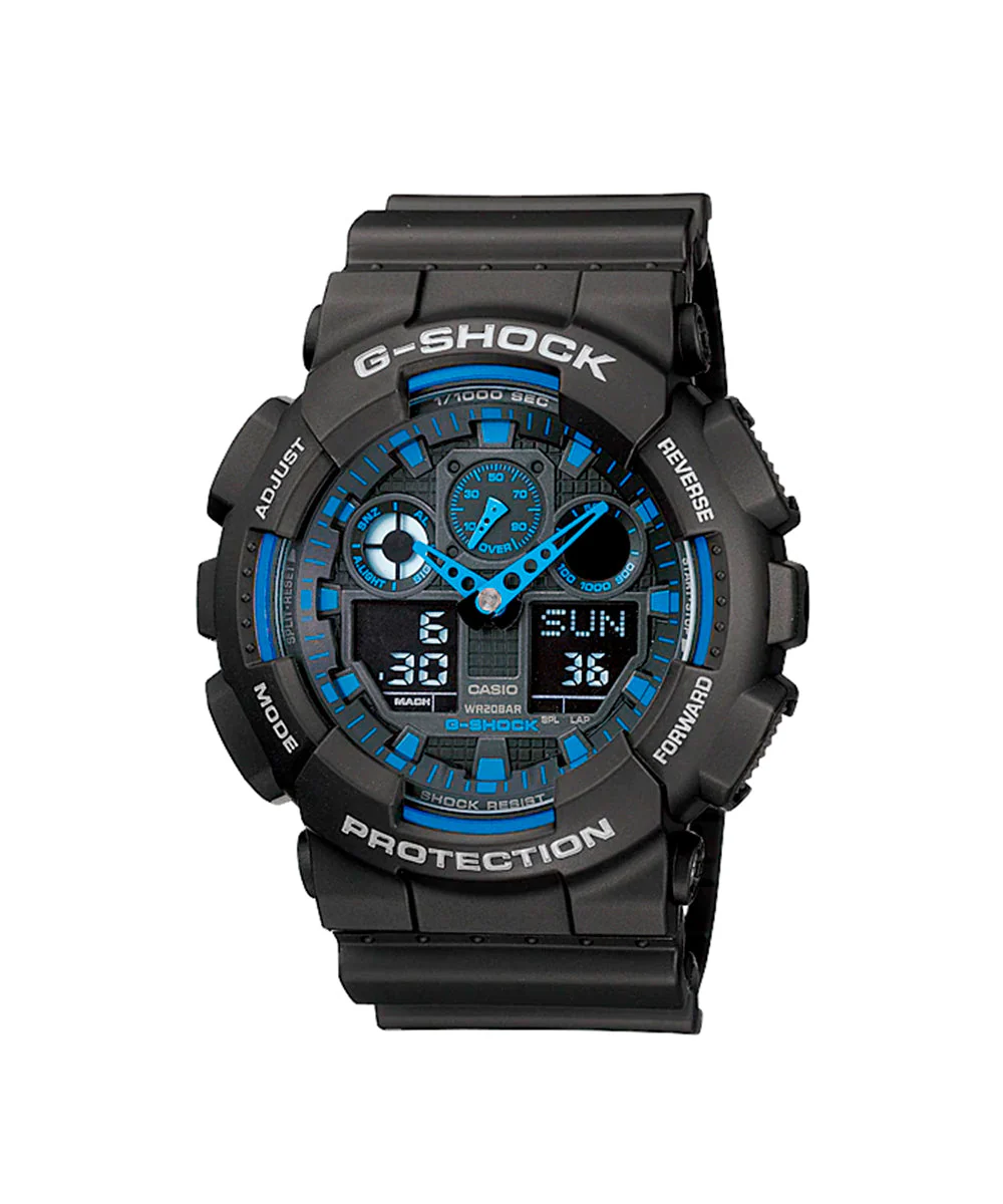RELOJ CASIO G-SHOCK GA-100-1A2DR- NEGRO