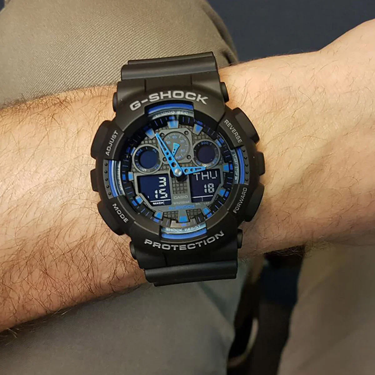 RELOJ CASIO G-SHOCK GA-100-1A2DR- NEGRO - Image 2