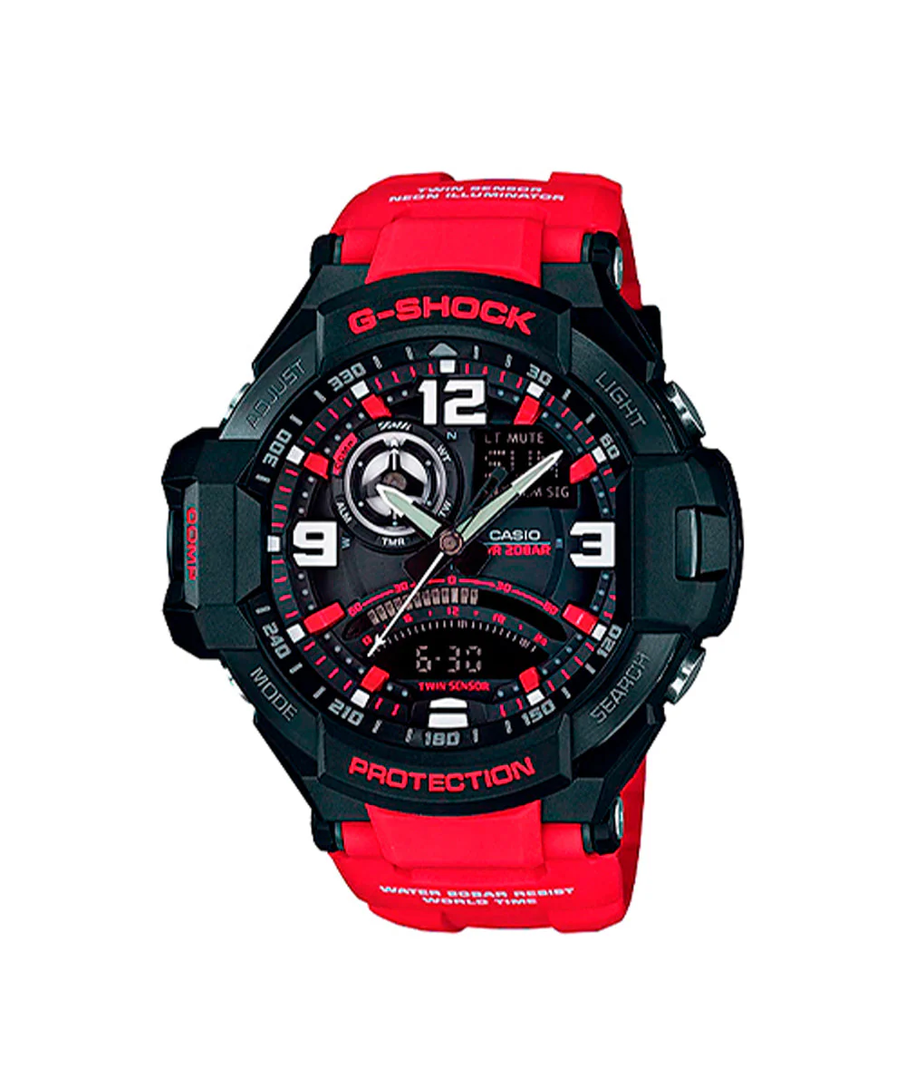 RELOJ CASIO G-SHOCK GA-1000-4BDR- ROJO