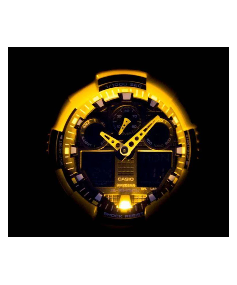 RELOJ CASIO G-SHOCK GA-100A-9ADR- AMARILLO - Image 2