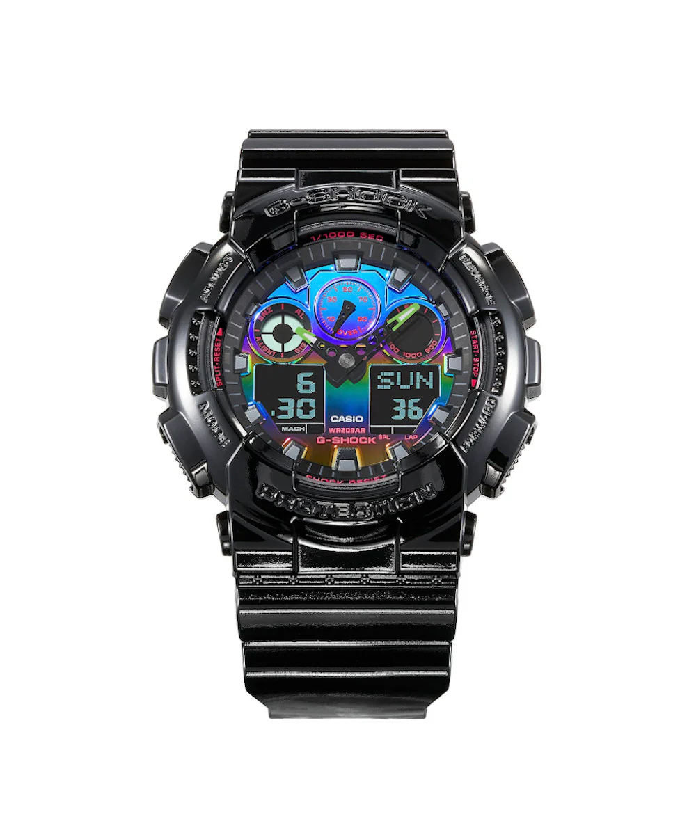 RELOJ CASIO G-SHOCK GA-100RGB-1ADR- NEGRO - Image 5