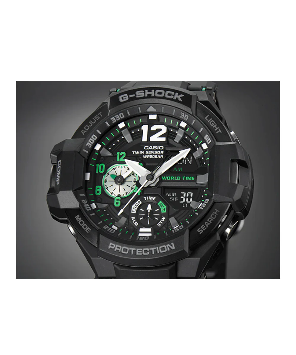RELOJ CASIO G-SHOCK GA-1100-1A3DR- NEGRO - Image 3