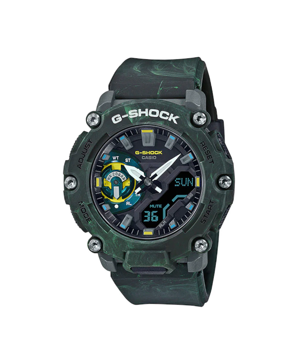 RELOJ CASIO G-SHOCK GA-2200MFR-3ADR- VERDE