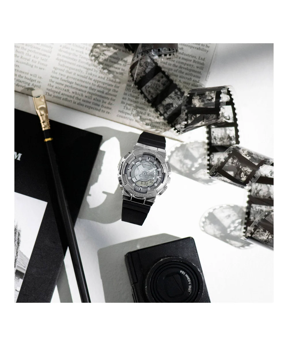 RELOJ PARA MUJER CASIO G-SHOCK  GM-S110-1ADR -GRIS - Image 4