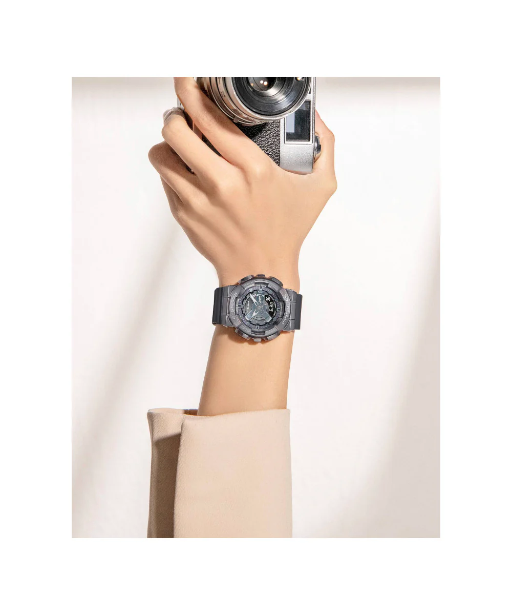 RELOJ PARA MUJER CASIO G-SHOCK  GM-S110B-8ADR -GRIS - Image 2