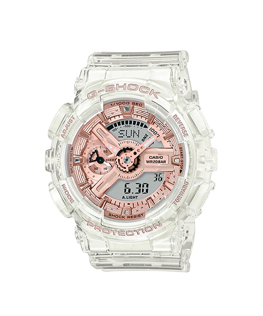 RELOJ PARA MUJER CASIO G-SHOCK  GMA-S110SR-7ADR -BLANCO