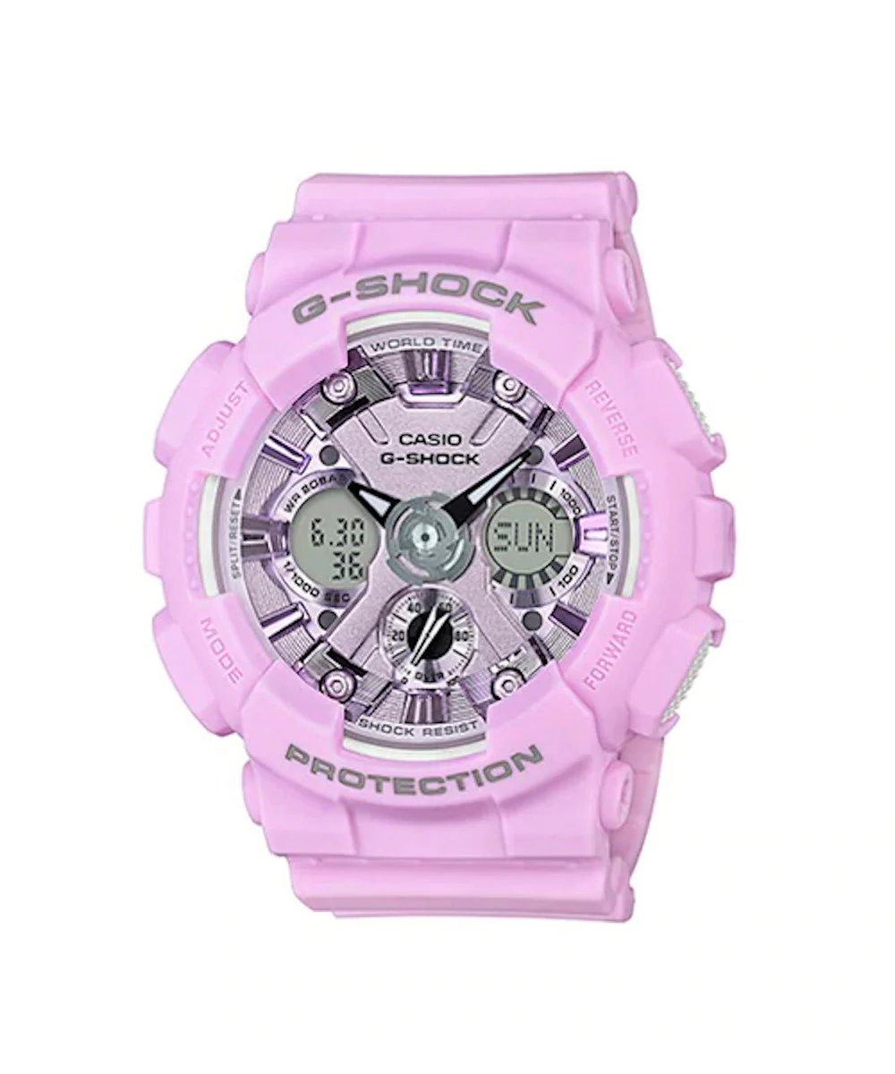 RELOJ PARA MUJER CASIO G-SHOCK  GMA-S120DP-6ADR -ROSADO