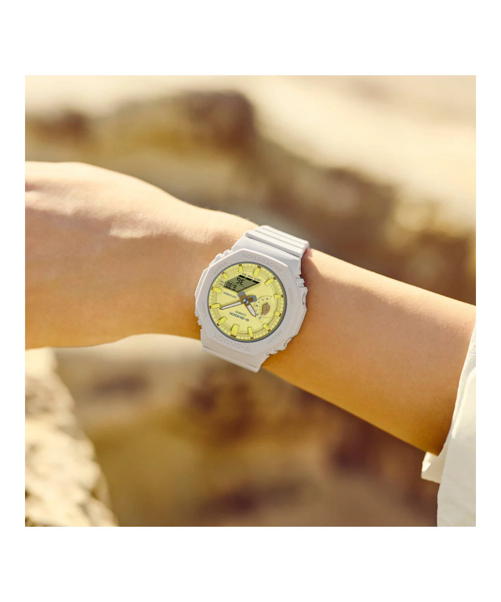 RELOJ PARA MUJER CASIO G-SHOCK  GMA-S2100NC-4ADR -AMARILLO - Image 2