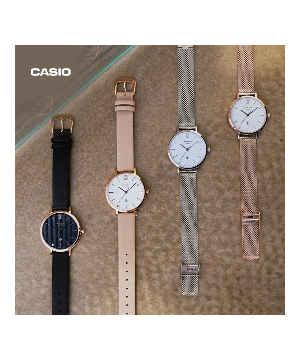 RELOJ PARA MUJER CASIO SHEEN SHE-4539CGL-7AUDF -BLANCO - Image 3