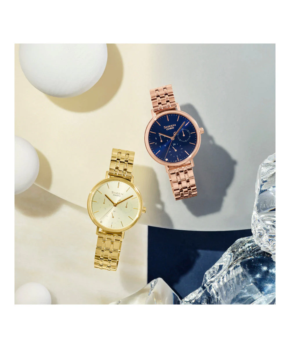 RELOJ PARA MUJER CASIO SHEEN SHE-4541PG-2AUDF -AZUL - Image 2