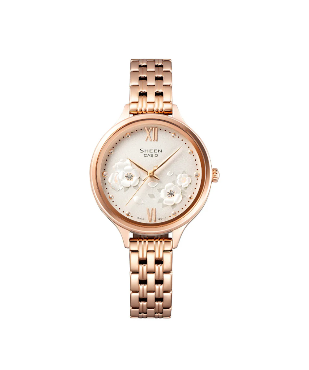 RELOJ PARA MUJER CASIO SHEEN SHE-4551PG-7AUDF -BLANCO - Image 3