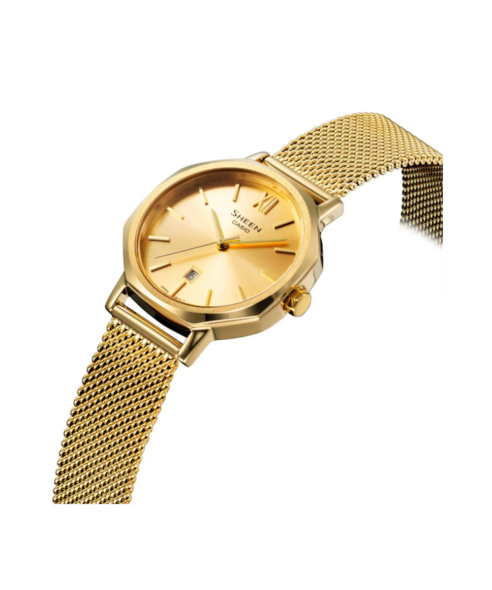 RELOJ PARA MUJER CASIO SHEEN SHE-4554GM-9AUDF -AMARILLO - Image 4