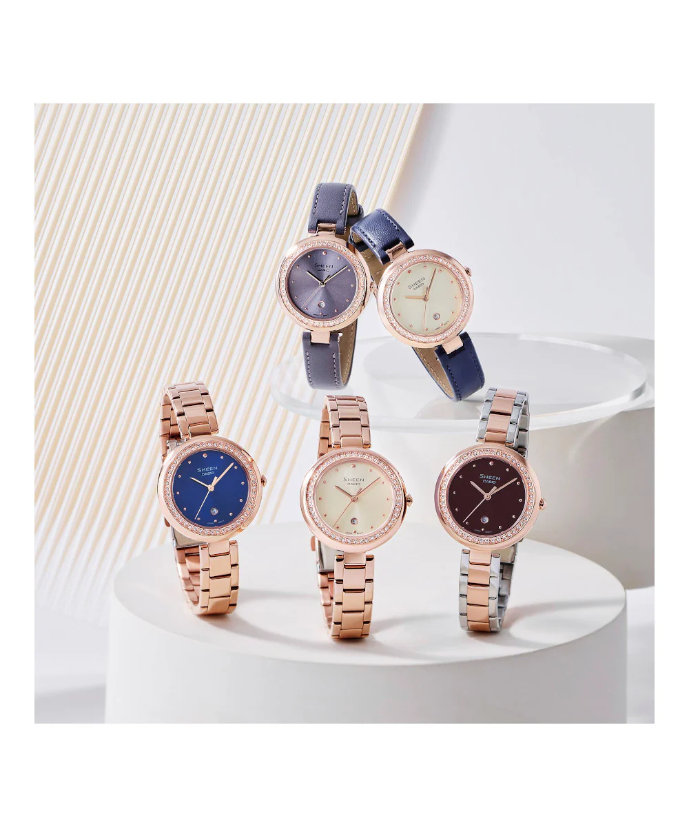 RELOJ PARA MUJER CASIO SHEEN SHE-4556PG-2AUDF -AZUL - Image 2