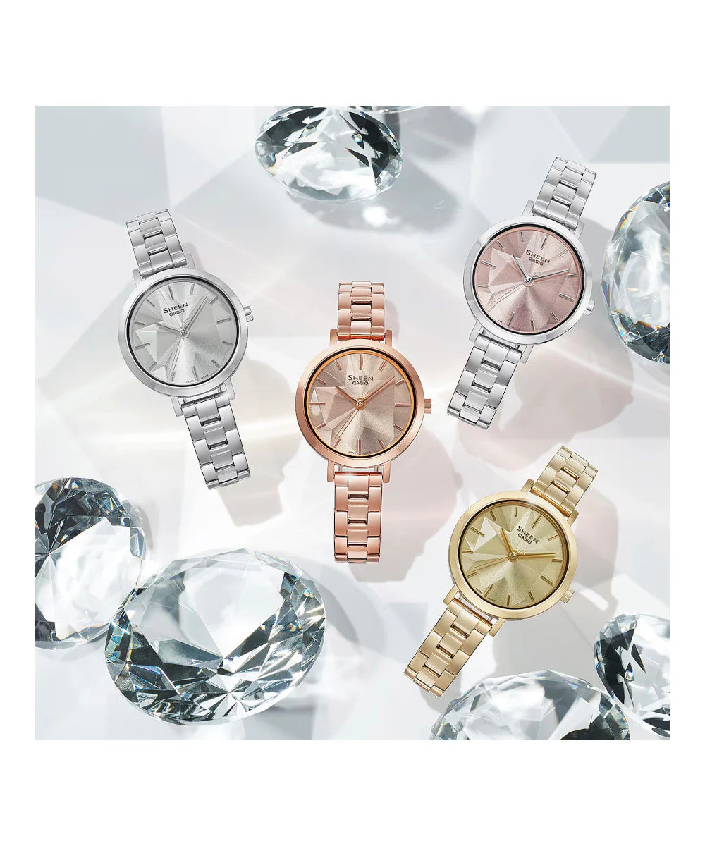 RELOJ PARA MUJER CASIO SHEEN SHE-4558G-9AUDF -AMARILLO - Image 2